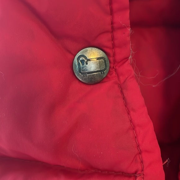 Vintage Woolrich Down Vest Red Womens M - Picture 3 of 5
